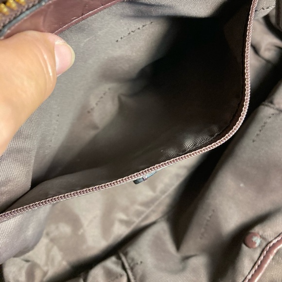 Coach Peeble leather swagger 27 Crossbody shoulder bag 87295 oxblood - Picture 4 of 12